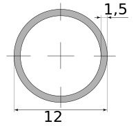 Трубы х/д 12х1.5