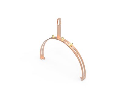 Фото коньк.рег. зажим увелич. размера., медь Коньк.рег. зажим увелич. размера., медь