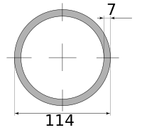 Трубы г/д 114х7, марка Ст10