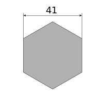 Сталь сорт нерж никел шестигранник х/т 41 h11 (Калиброванный), марка 12Х18Н10Т AISI 321