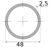 Трубы х/д 48х2.5