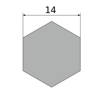 Сталь сорт нерж никел шестигранник х/к холоднокатанный 14 h11 (Калиброванный), марка 12Х18Н10Т