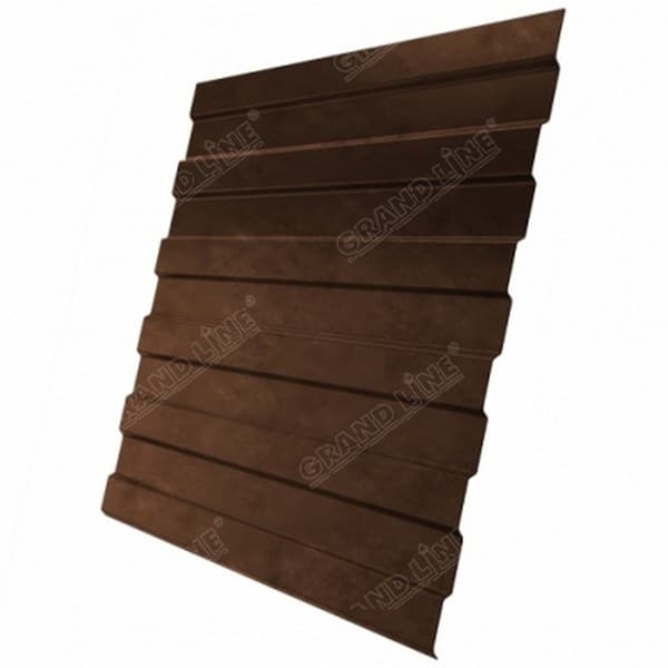 Профнастил С8 Safari Brown 0,45 мм Safari Twincolor Grand Line