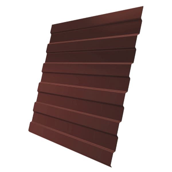 Профнастил С8 RR 29 красный 0.5 мм GreenCoat Pural Matt Grand Line