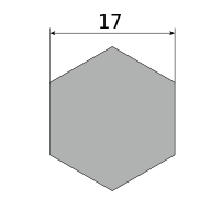 Сталь нержавеющая безникелевая, шестигранник 17, марка 20Х13