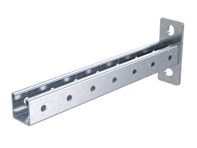 Фото консоль одиночная ,41х41, осн.400 мм, горячеоцинкованный Консоль одиночная ,41х41, осн.400 мм, горячеоцинкованный