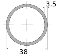 Трубы х/д 38х3.5