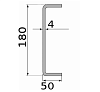швеллер гнутый 180х50х4, марка ст3  н/д                                                н/д
