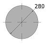 сталь сорт констр круг горячекатаный 280, марка ст45