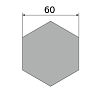 сталь сортовая х/т калиброванная шестигранник 60, марка ст35