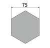 сталь горячекатаная конструкционная, шестигранник 75, марка 09г2с