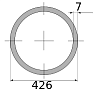 трубы электросварные 426х7 10000-12100