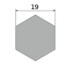 сталь сортовая х/т калиброванная шестигранник 19, марка ст35