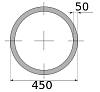 трубы г/д 450х50, марка ст20