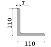 уголок 110х110х7, длина 12 м, марка ст09г2с