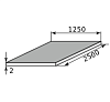 лист оцинкованный 2х1250х2500 zn120 2сорт