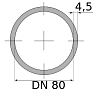 трубы вгп 80х4.5 ду 11600-11700