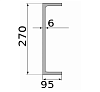 швеллер 27 п, длина 12 м, марка с255