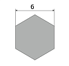 сталь сортовая х/т калиброванная шестигранник 6, марка а-12