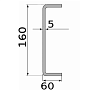 швеллер гнутый 160х60х5, марка ст3  н/д                                                н/д