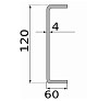 швеллер гнутый 120х60х4, марка ст3  н/д                                                н/д