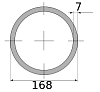 трубы г/д 168х7, марка ст10