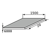 лист г/к горячекатанный низколегированный 20х1500х6000 10хснд, марка 10хснд