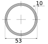 трубы х/д 53х10
