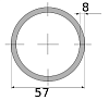 трубы г/д 57х8, марка ст10